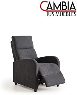 CAMBIA TUS MUEBLES - Nexus butaca Relax- sillon reclinable Manual Gris