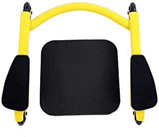 Cikonielf - Aparato abdominal para entrenamiento de fitness- para perdida de peso- cuerpo fino y plasticidad- 48 x 52 x 12 cm- color negro y amarillo