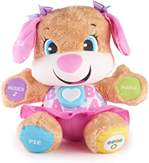 Fisher-Price -  Rie y Aprende - Perrita primeros descubrimientos - juguetes bebe 6 meses - (Mattel FPP55)