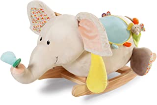 balancin de madera tapizado Elefante balancin Roba juguete balancin utilizable a partir de los 18 meses. 