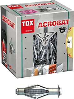 TOX Taco metalico para espacios huecos Acrobat M6 x 52 mm- 25 piezas- 035101121