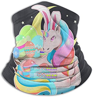 Unicornio Dia de Pascua Conejo Huevo Moda Calido Esqui Microfibra Cuello Calentador